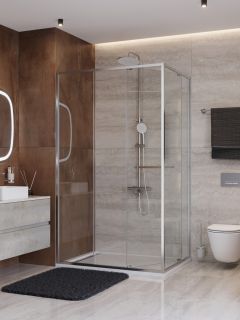 Душевой уголок CEZARES LUX-AH-FS-11-120/80-C-CR хром